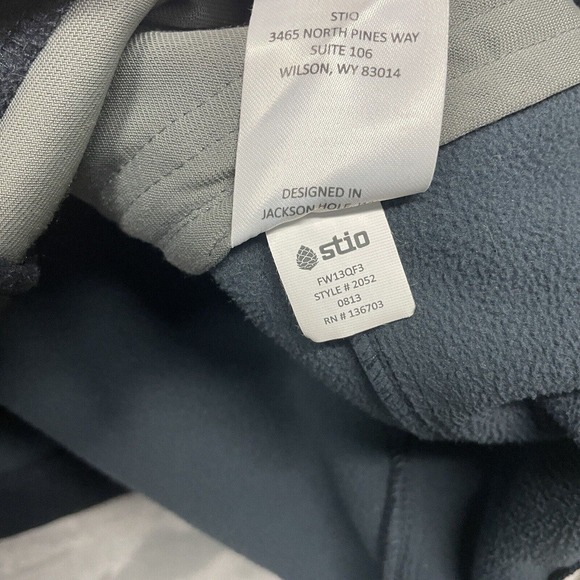 Stio Jacket Mens Large Gray Blue Woolsey Wool Cashmere Blend Full Zip Gorpcore - Picture 12 of 14